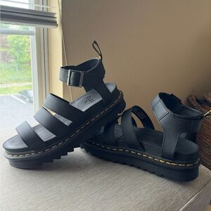 Blaire Hydro Leather Strap Sandals